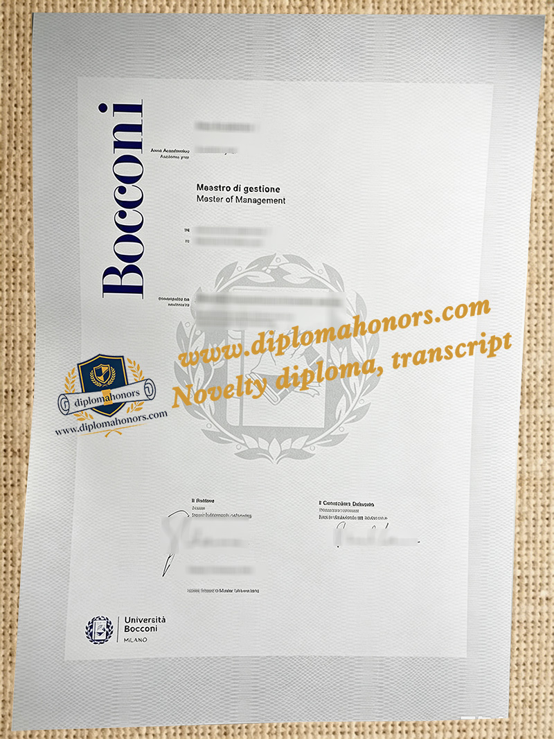 Università Commerciale Luigi Bocconi degree