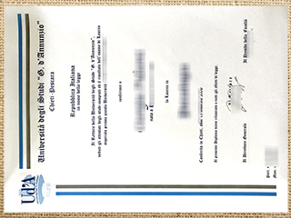 Università degli Studi "Gabriele d'Annunzio" diploma