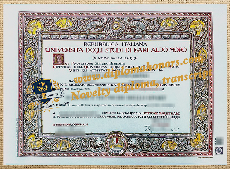 Università degli Studi di Bari Aldo Moro degree
