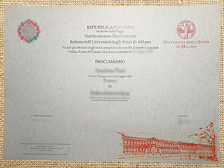 Università degli Studi di Milano diploma