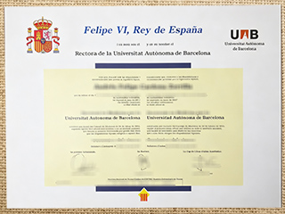 Universitat Autònoma de Barcelona diploma