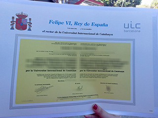 Universitat Internacional de Catalunya diploma