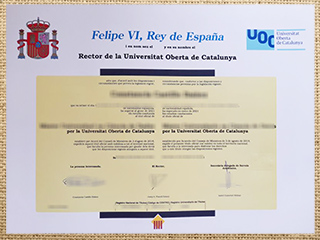 Universitat Oberta de Catalunya diploma