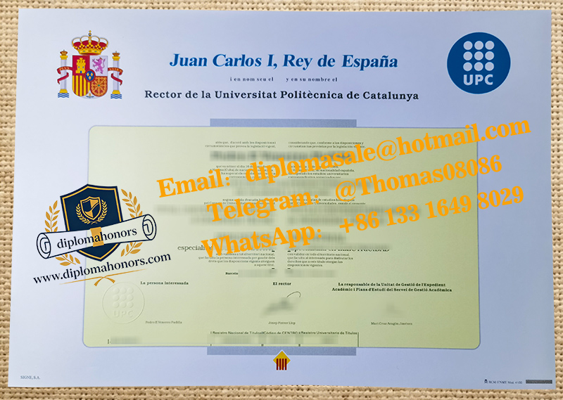 Universitat Politècnica de Catalunya degree