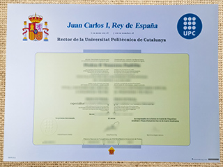Universitat Politècnica de Catalunya diploma