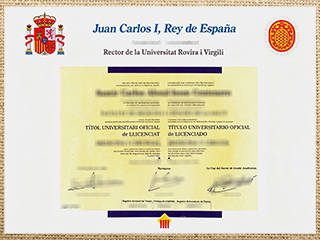 Universitat Rovira i Virgili diploma