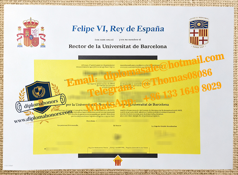 Universitat de Barcelona degree