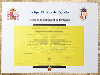 Universitat de Barcelona diploma