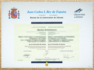 Universitat de Girona diploma