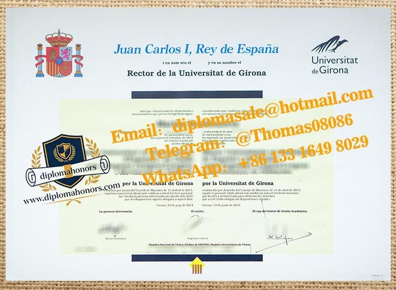 Universitat de Girona degree