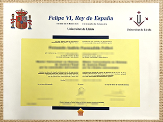 Universitat de Lleida diploma