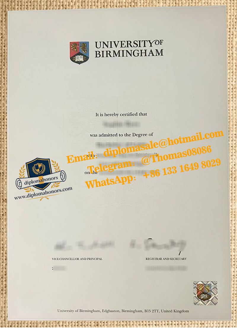 University of Birmingham degree
