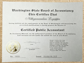 Washington CPA certification