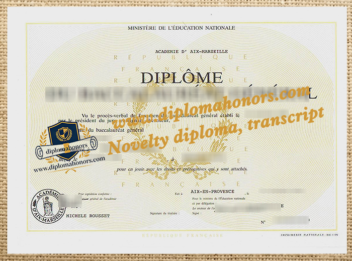 Académie d'Aix-Marseille diploma