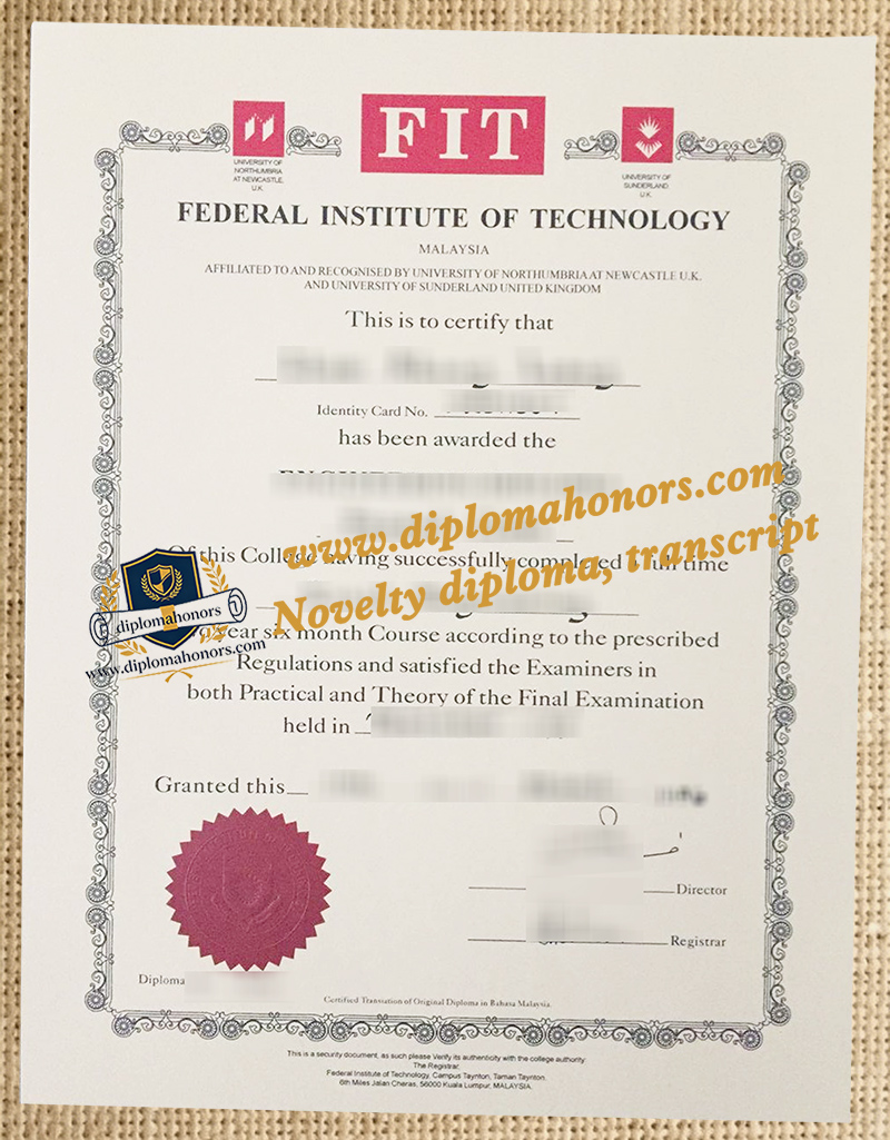 Federal Institute of Technology diploma