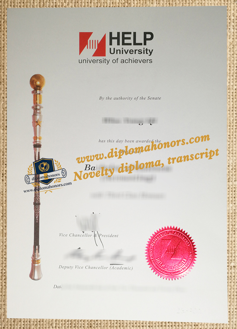 HELP University diploma