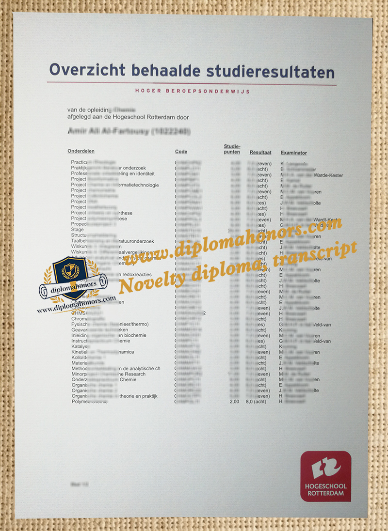 Hogeschool Rotterdam transcript