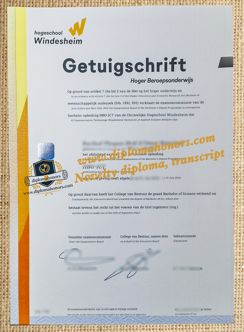 Hogeschool Windesheim diploma