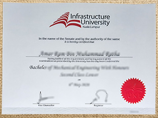 Infrastructure University Kuala Lumpur degree