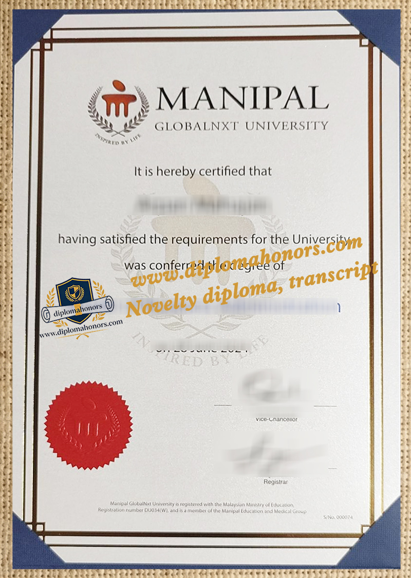 Manipal GlobalNxt University diploma