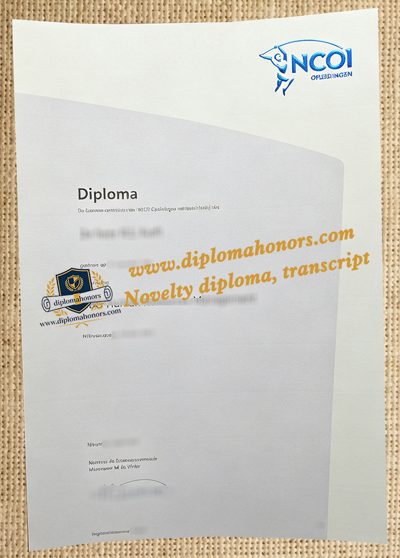 NCOI Opleidingen diploma