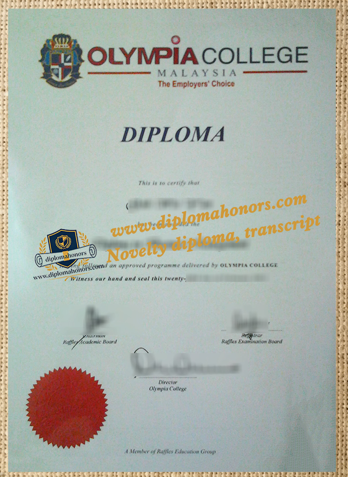 Olympia College Malaysia diploma