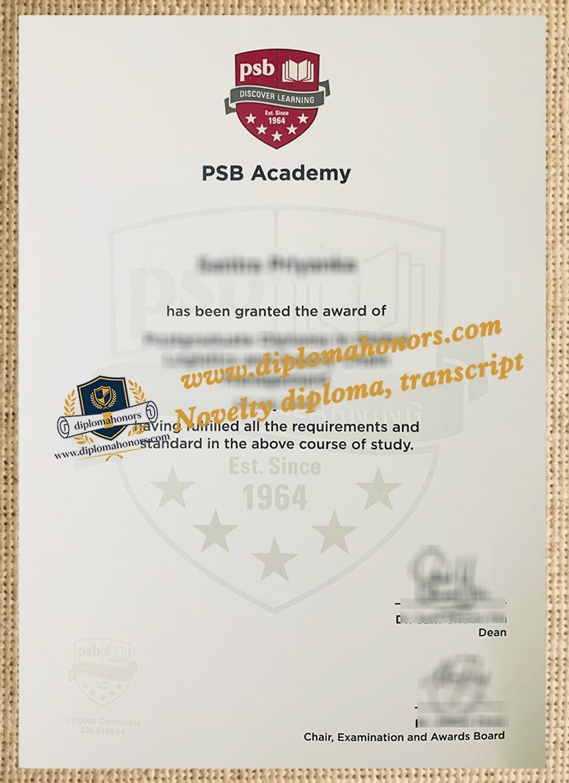 PSB Academy diploma