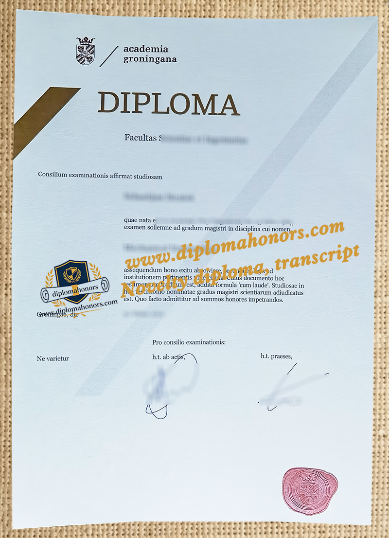 Rijksuniversiteit Groningen diploma
