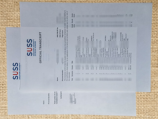 Singapore University of Social Sciences transcript