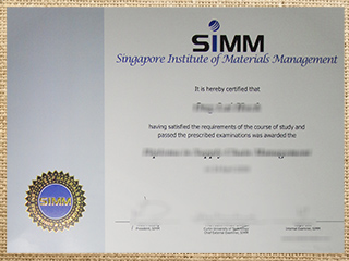 Singapore Institute of Materials Management degree