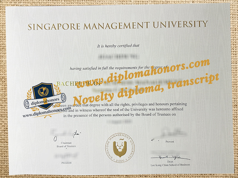 Singapore Management University diploma