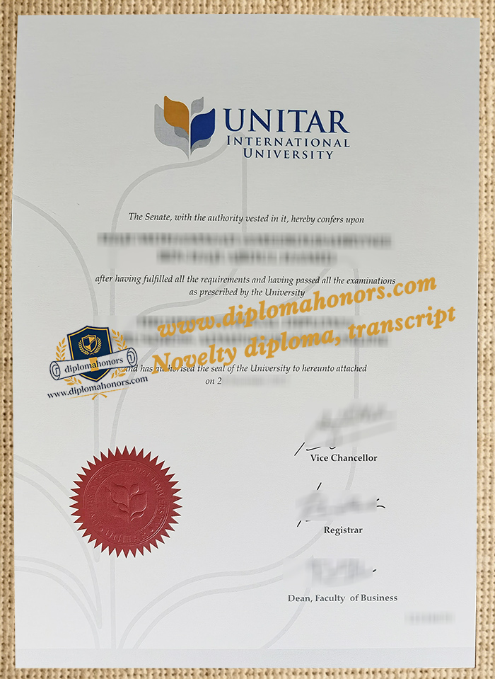 UNITAR International University diploma
