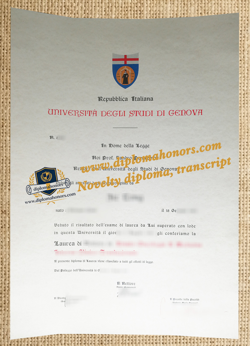 Università degli Studi di Genova degree
