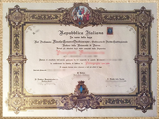 Università degli Studi di Parma diploma