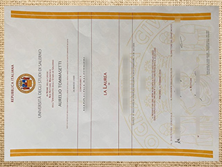 Università degli Studi di Salerno diploma