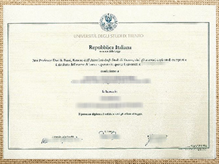 Università degli Studi di Trento diploma