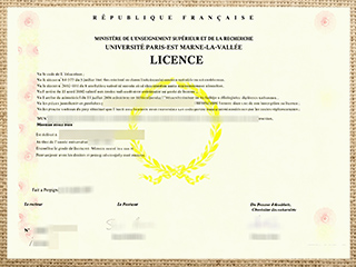 Université Paris-Est-Marne-la-Vallée degree