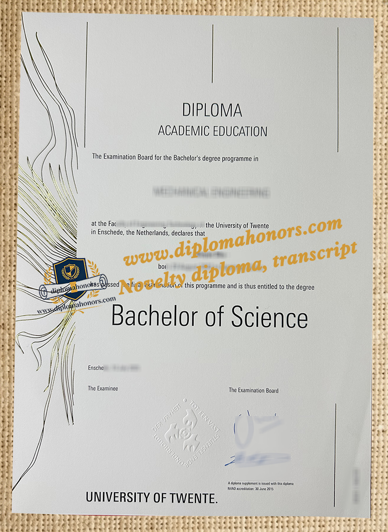 Universiteit Twente diploma