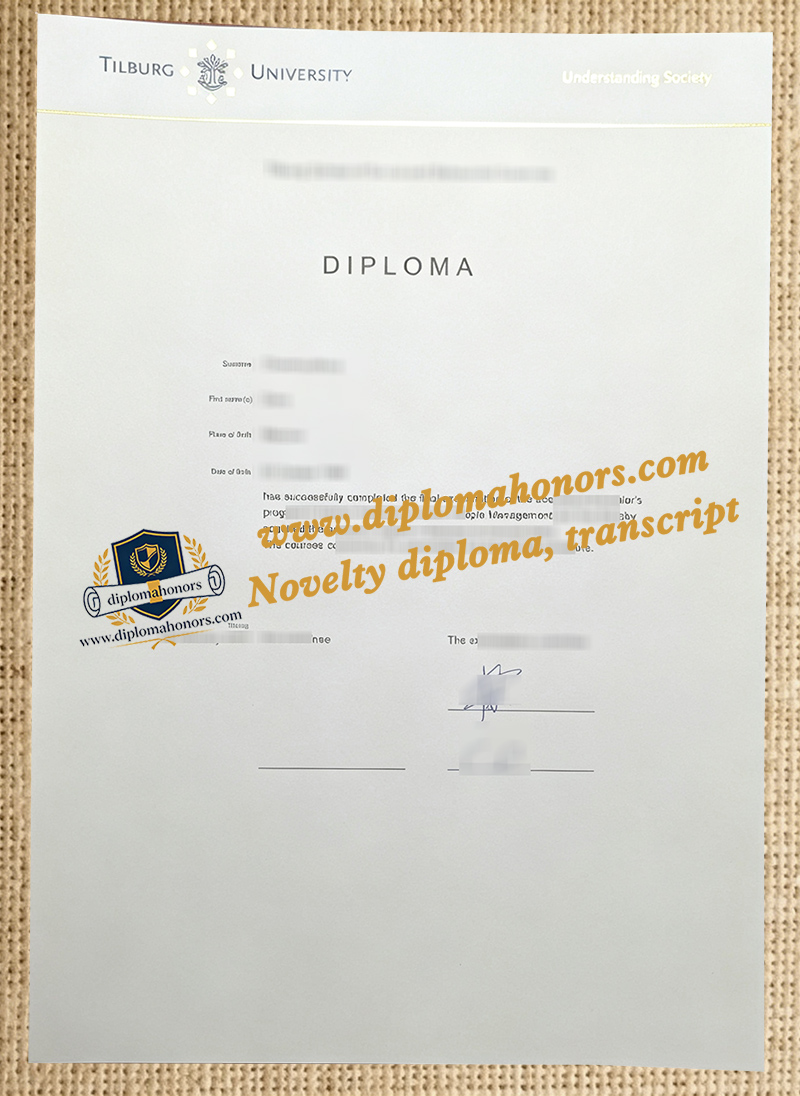 Universiteit van Tilburg diploma