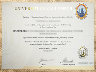 Universiti Kuala Lumpur degree