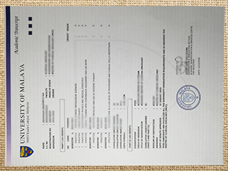 Universiti Malaya transcript