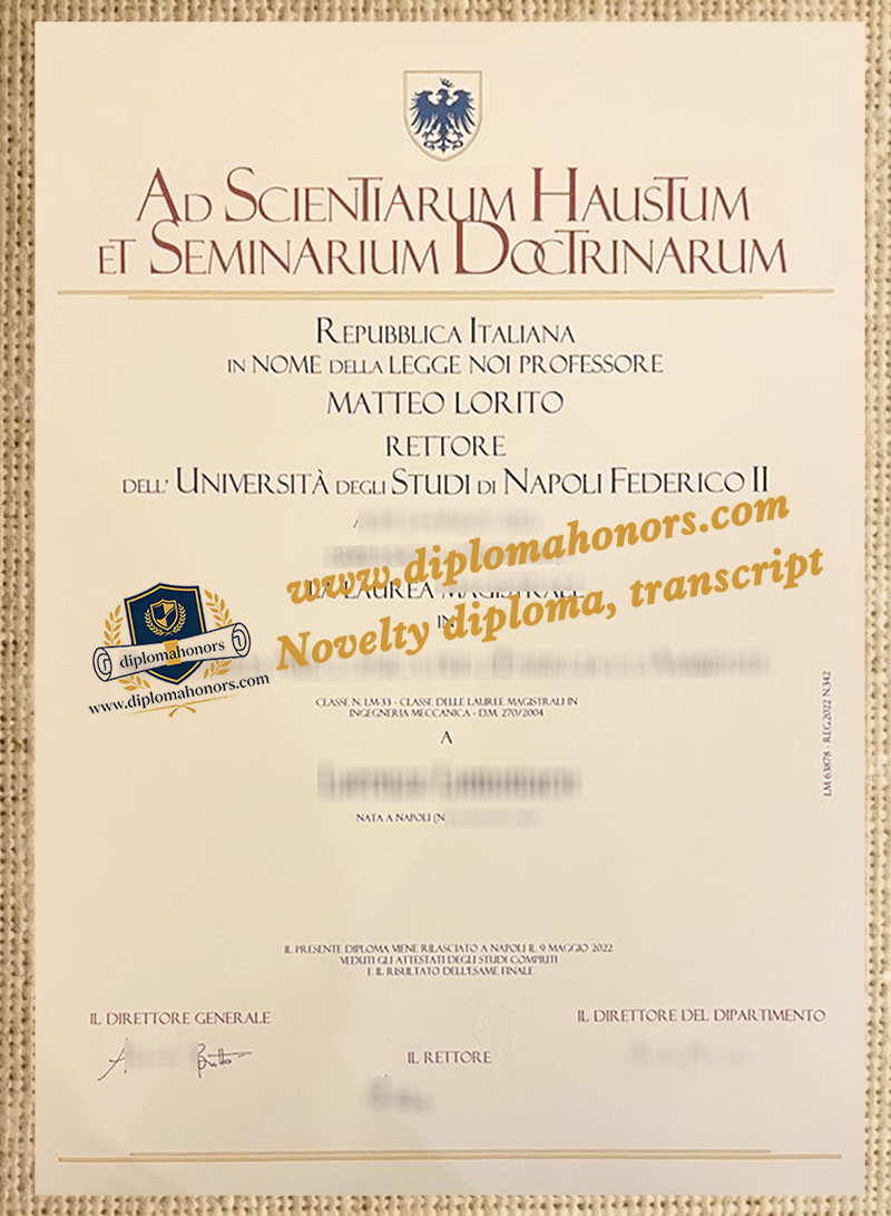 University of Naples Federico II degree