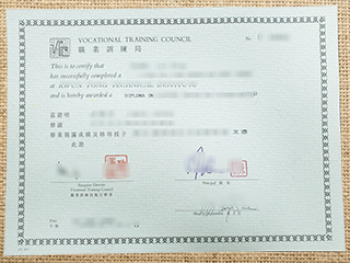 Vocational Training Council certificate