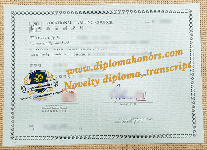 Vocational Training Council diploma