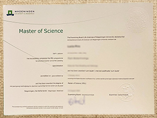 Wageningen University & Research degree