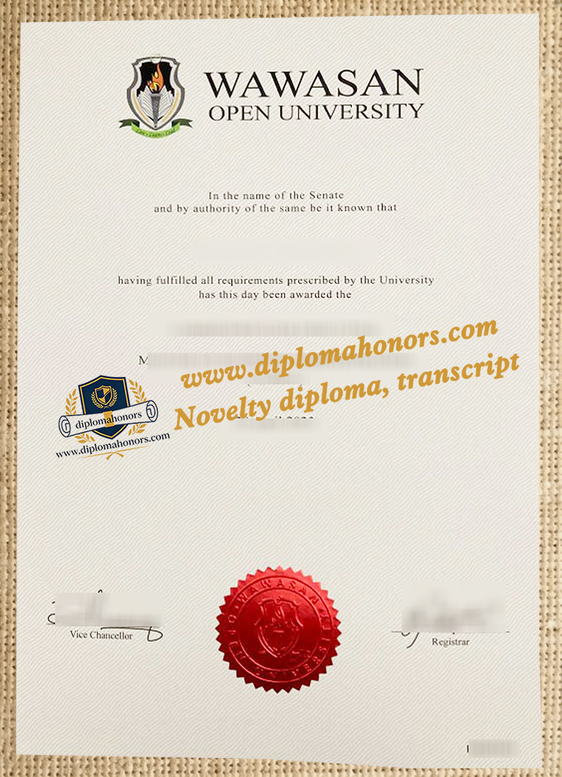 Wawasan Open University diploma