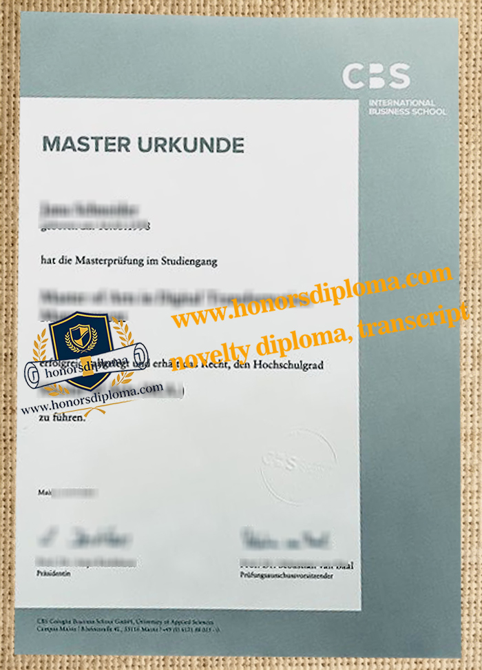 CBS International Business School degree
