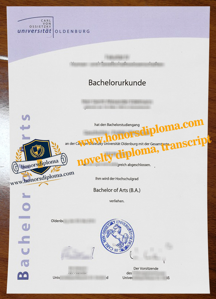Carl von Ossietzky Universität Oldenburg diploma