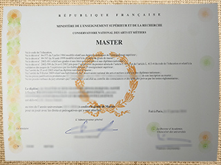 Conservatoire national des arts et métiers degree