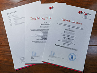DHBW zeugnis